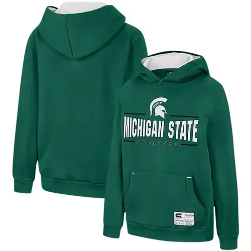 Colosseum Michigan State Spartans Lead Guitarists Pullover Hoodie by COLOSSEUM