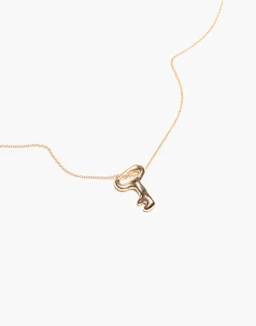 Key Necklace - Brass by Odette New York