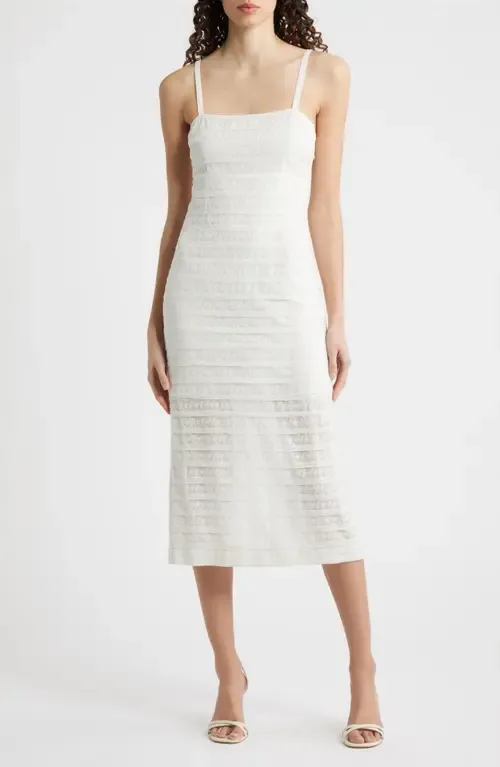 Verna Embroidered Lace Cotton Dress by LoveShackFancy