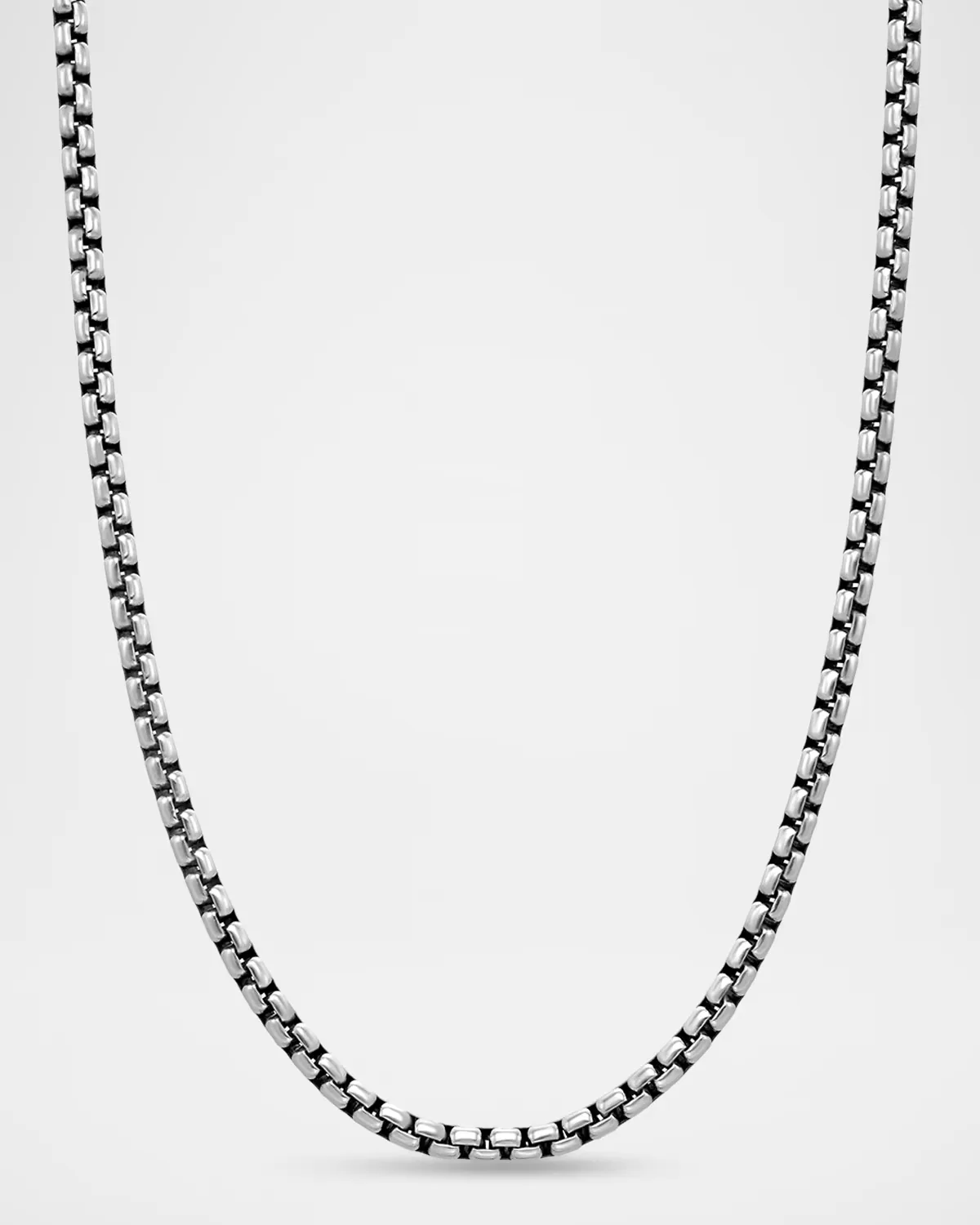 Box Chain Necklace in Silver with 14K Gold by David Yurman