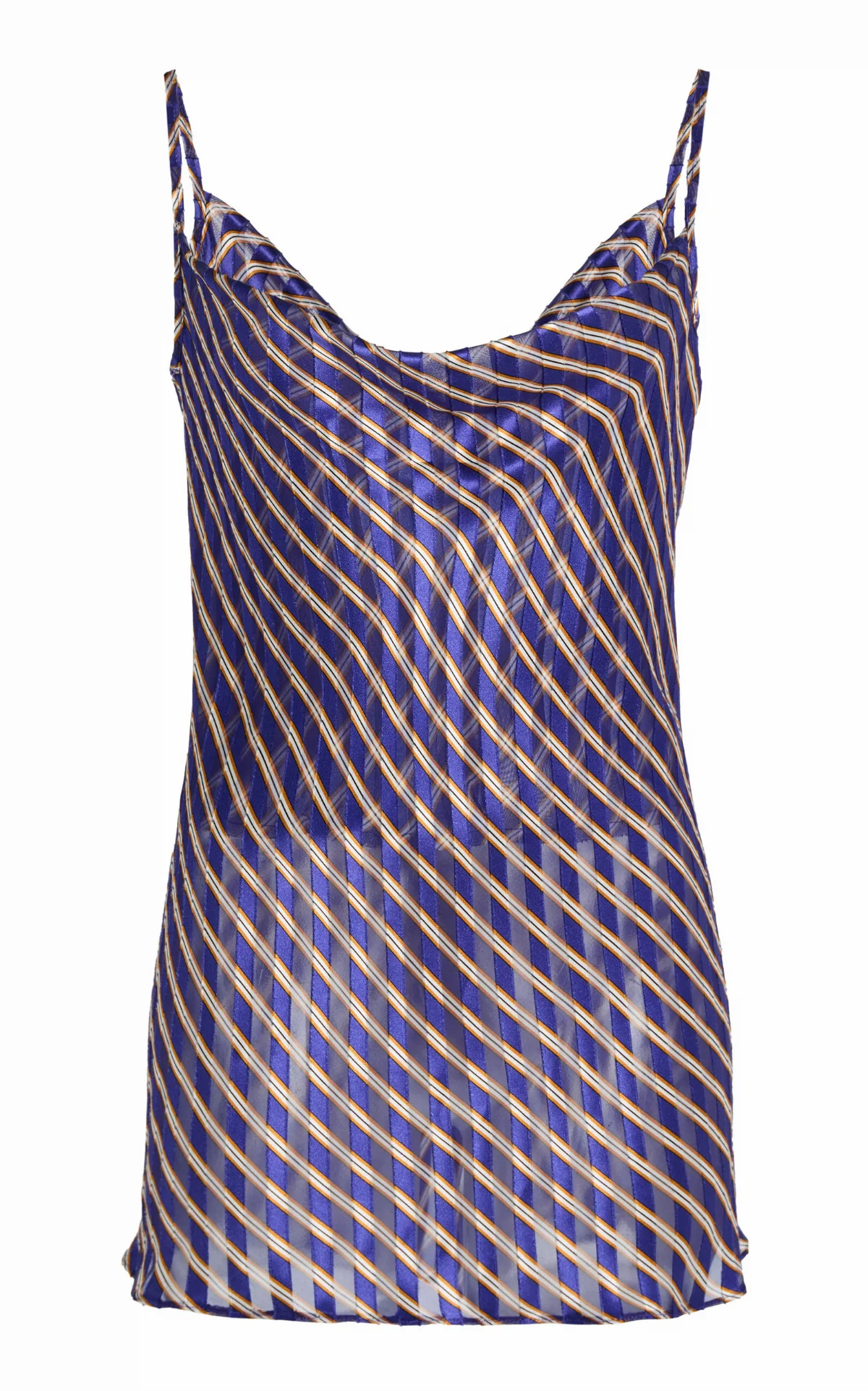 Chai Striped Devouré Camisole by Dries Van Noten