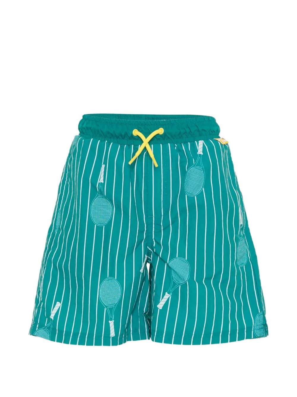 Tennis Striped Swim Trunks by Kids Around