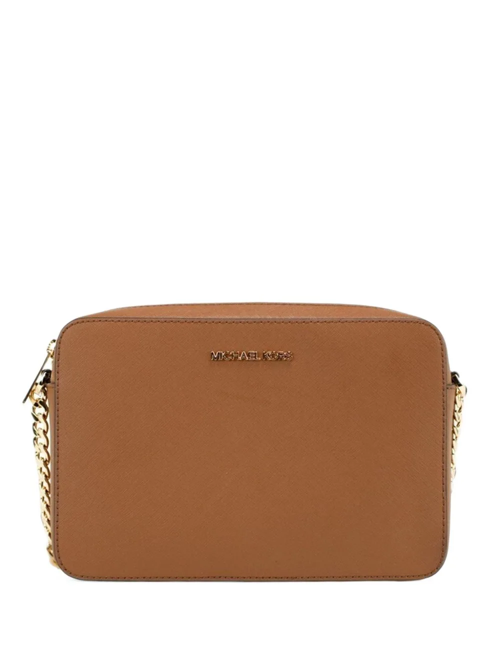 Saffiano Jet Set Leather Crossbody Bag by Michael Kors