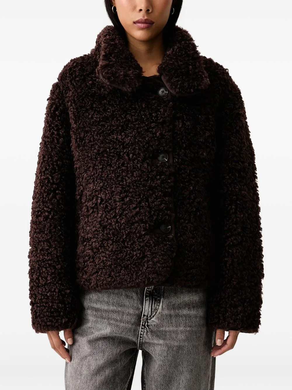 Bouclé-Texture Jacket by Marc O'Polo