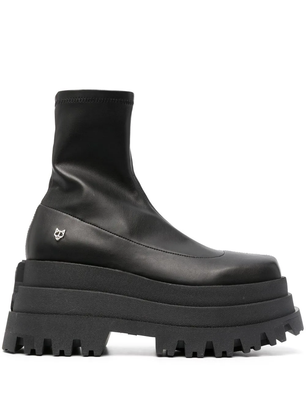 Sassy Platform Ankle Boots by NAKED WOLFE