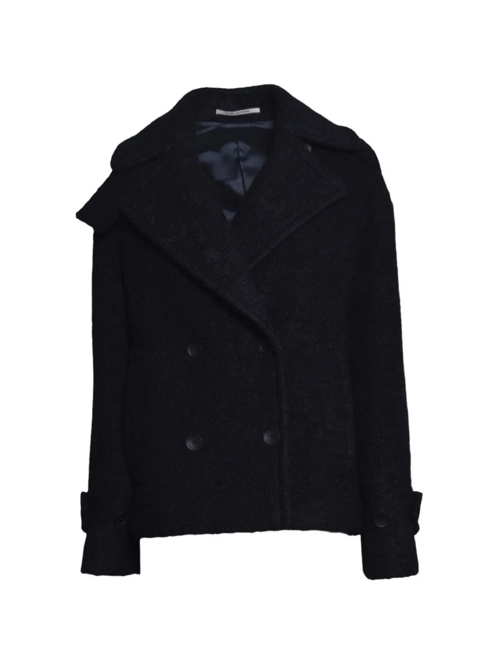 Sheila Double-Breasted Bouclé Coat by Tagliatore