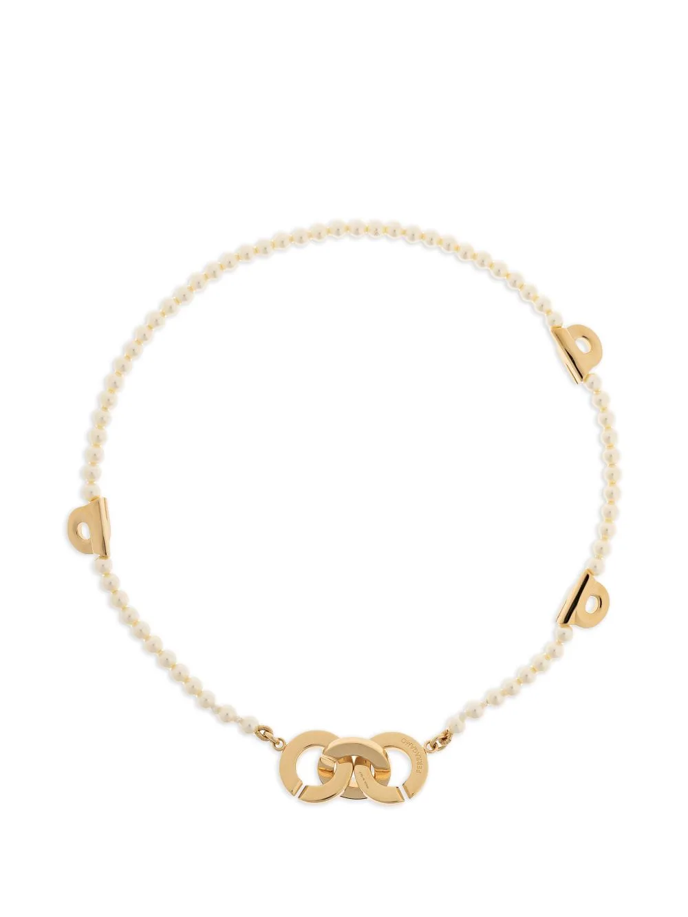 Gancini-Plaque Necklace by Ferragamo