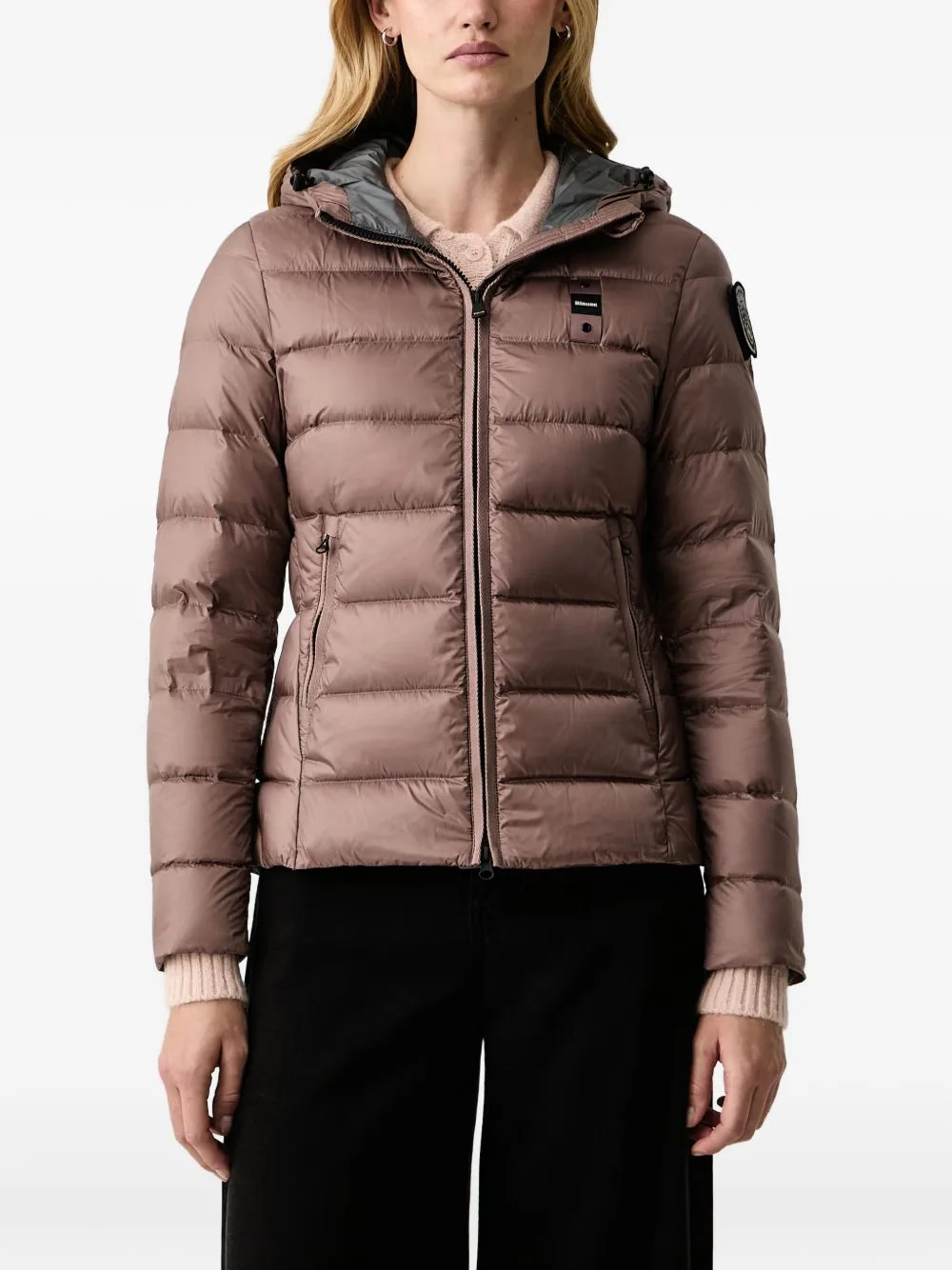 Charme Quilted Hooded Padded Jacket by Blauer