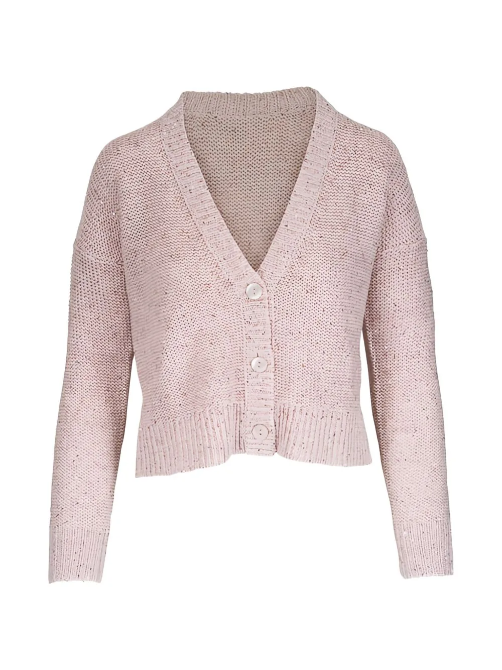 Button-Front Cardigan by Kinross Cashmere