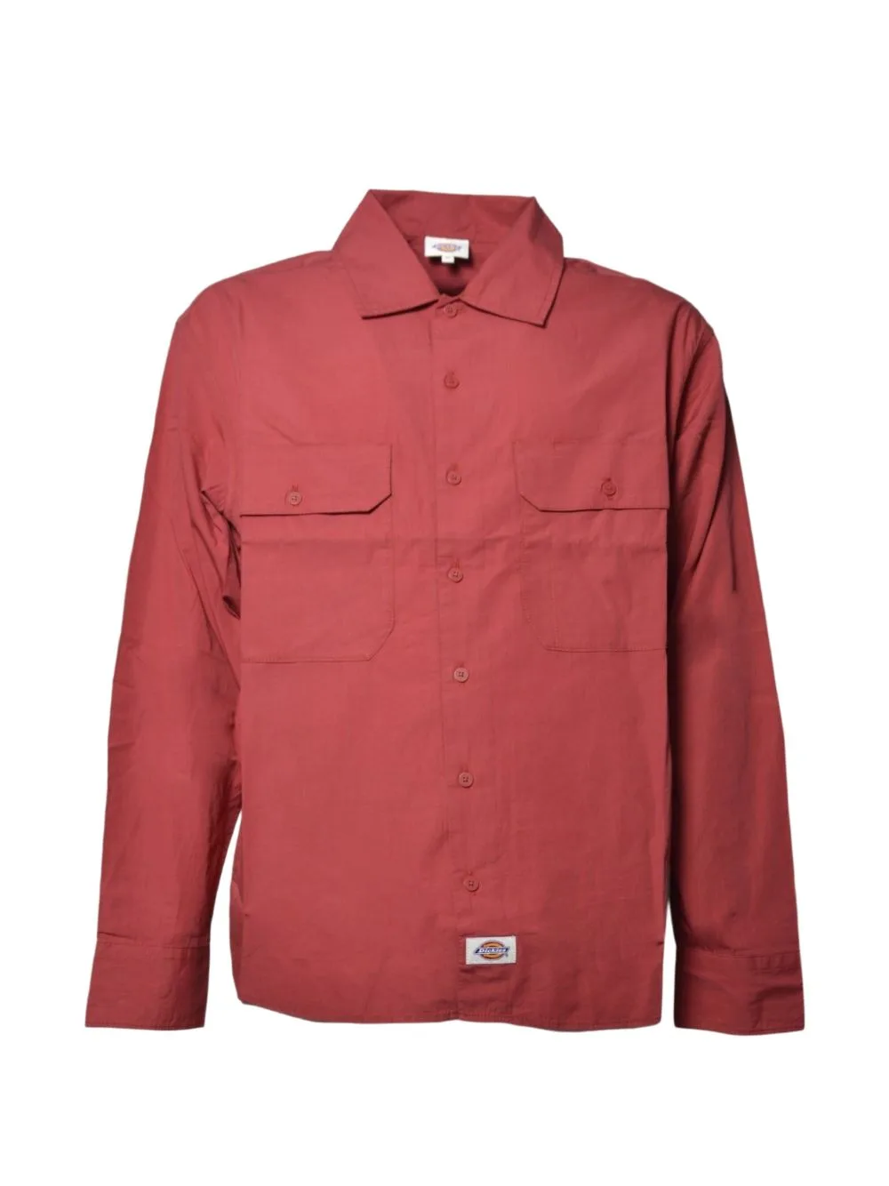 Logo-Patch Chest-Pocket Shirt by DICKIES