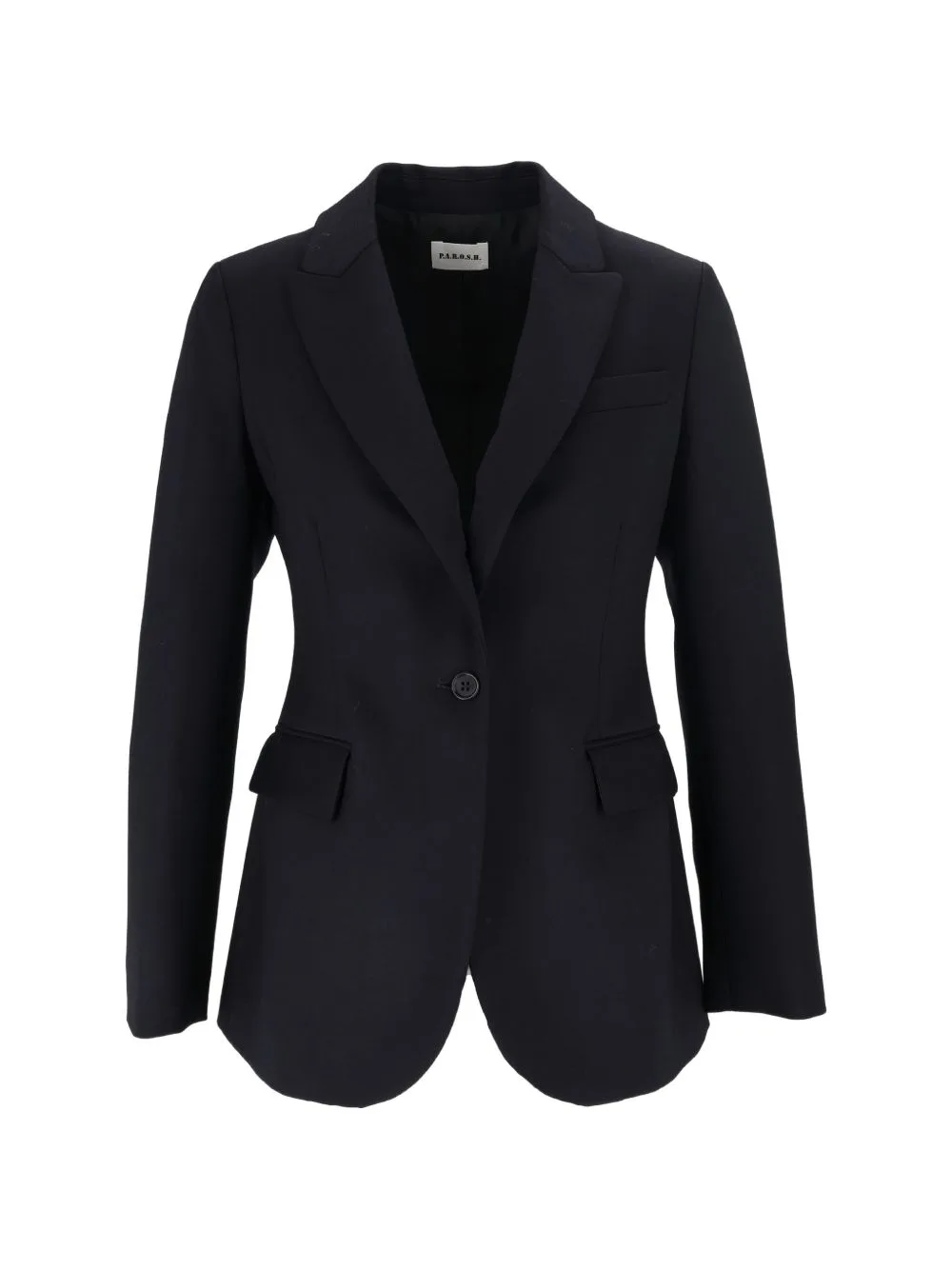 Single-Breasted Notched-Lapels Blazer by P.A.R.O.S.H.