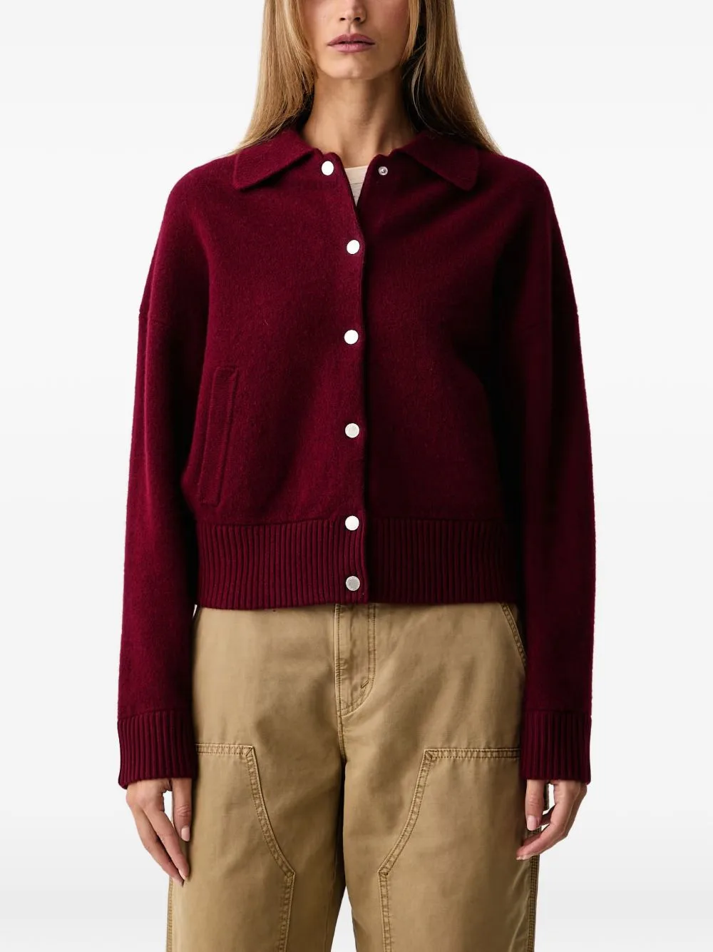 Press-Stud Knitted Cardigan by Marc O'Polo