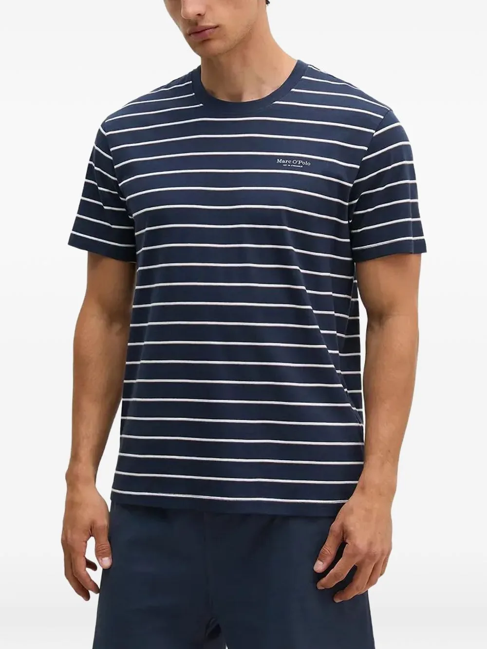 Striped Cotton Pajamas Set (set of Two) by Marc O'Polo