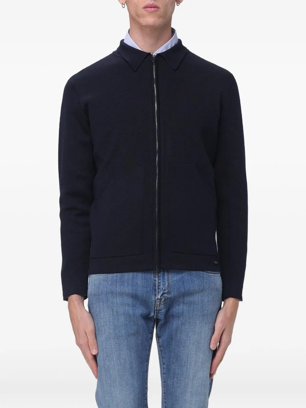 Zip-Up Cardigan by BROOKSFIELD