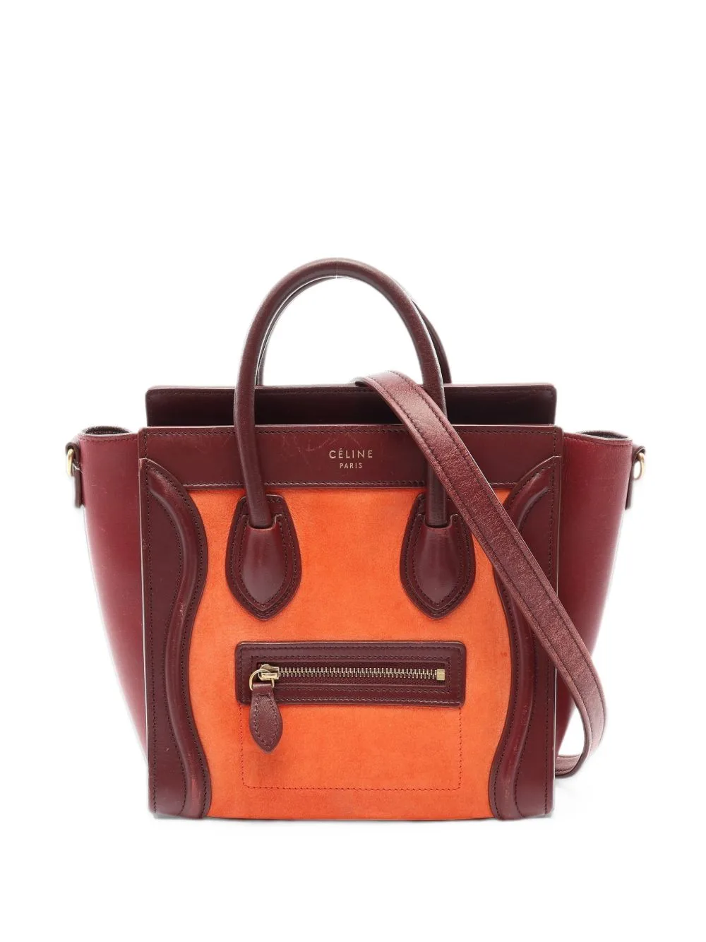 2000s Nano Luggage Tote Bag by Celine Pre-Owned