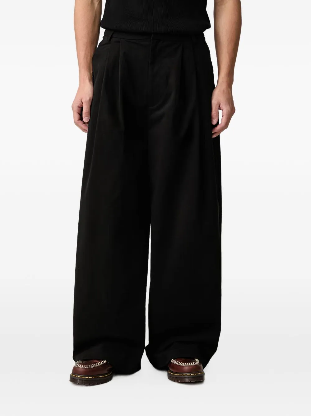 Crown Pleated Trousers by House of errors