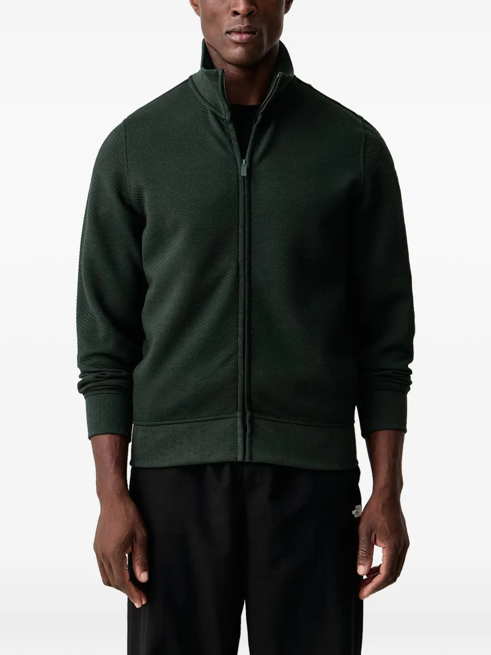 Zip-Up Jacquard Sweatshirt by Colmar
