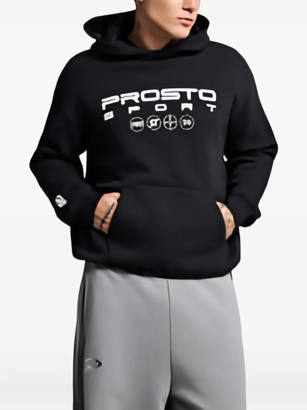 Target Logo-Print Hoodie by PROSTO