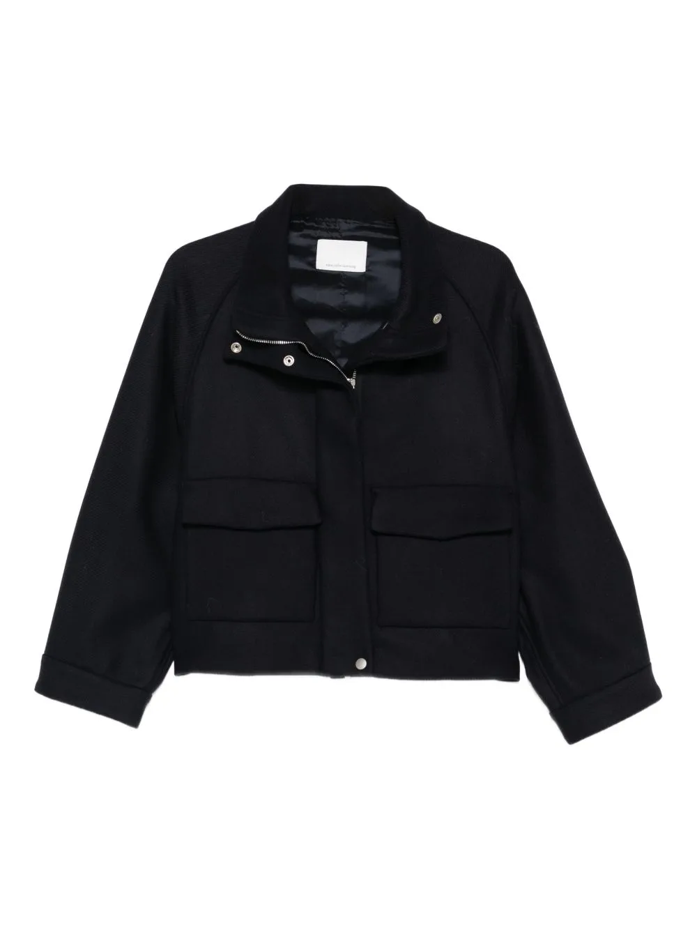 Mirta Patch-Pocket Zipped Jacket by Nine In The Morning