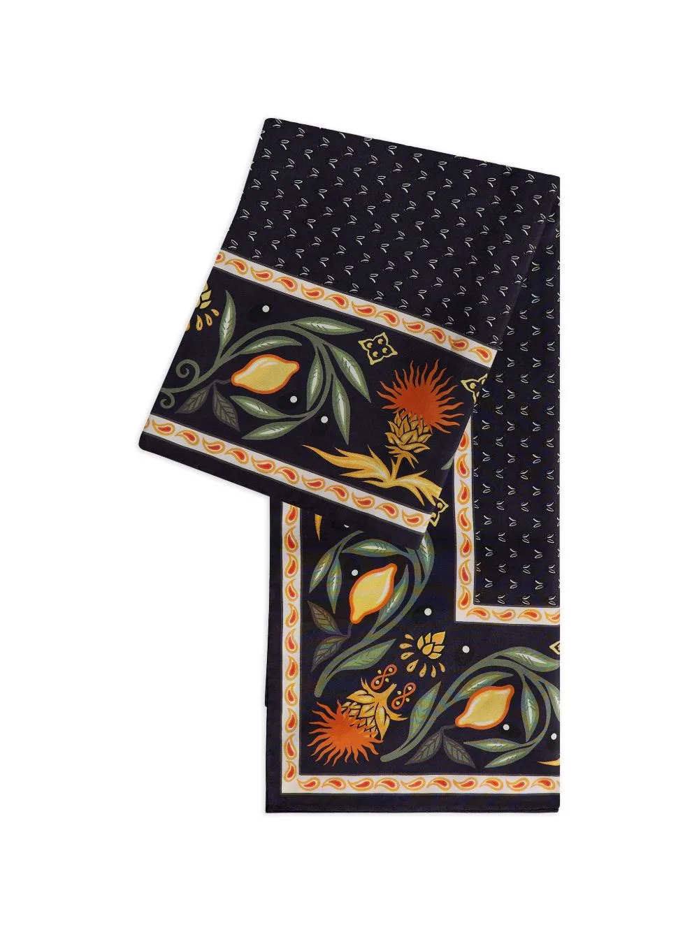 Floral-Pattern Scarf by FURSAC