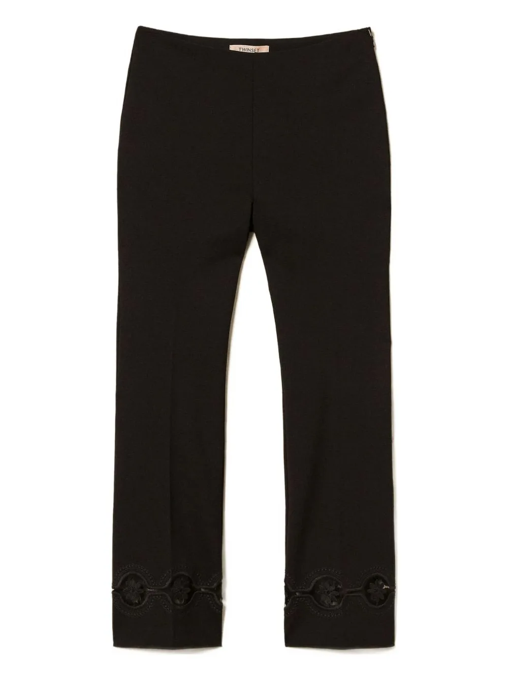 Embroidered Floral-Lace Trousers by TWINSET