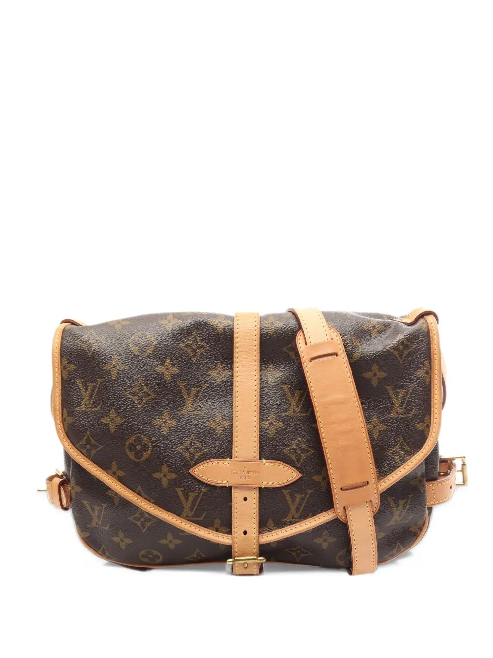2012 mm Saumur Monogram Crossbody Bag by Louis Vuitton Pre-Owned