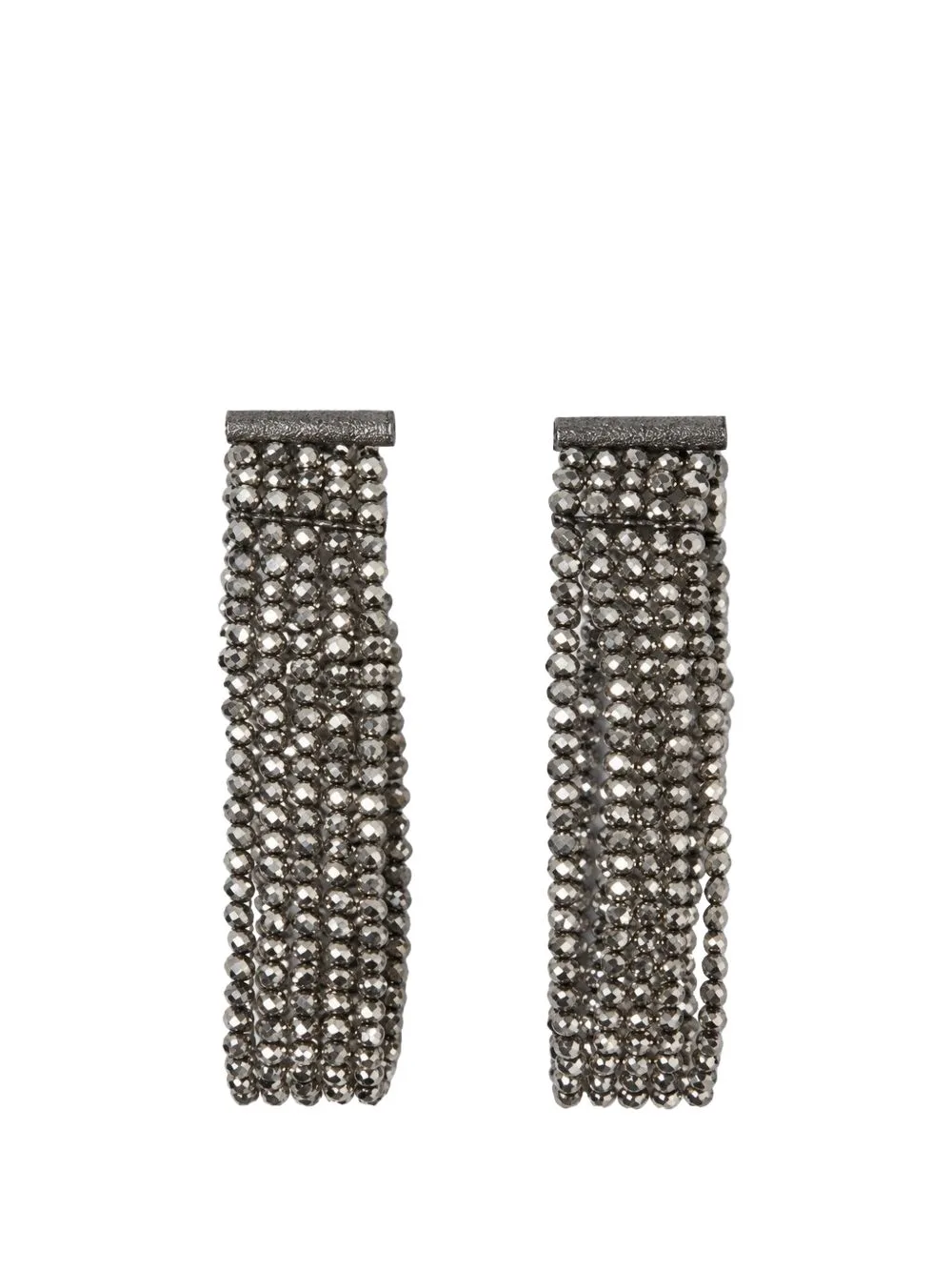 Glass Beaded Earrings by Brunello Cucinelli