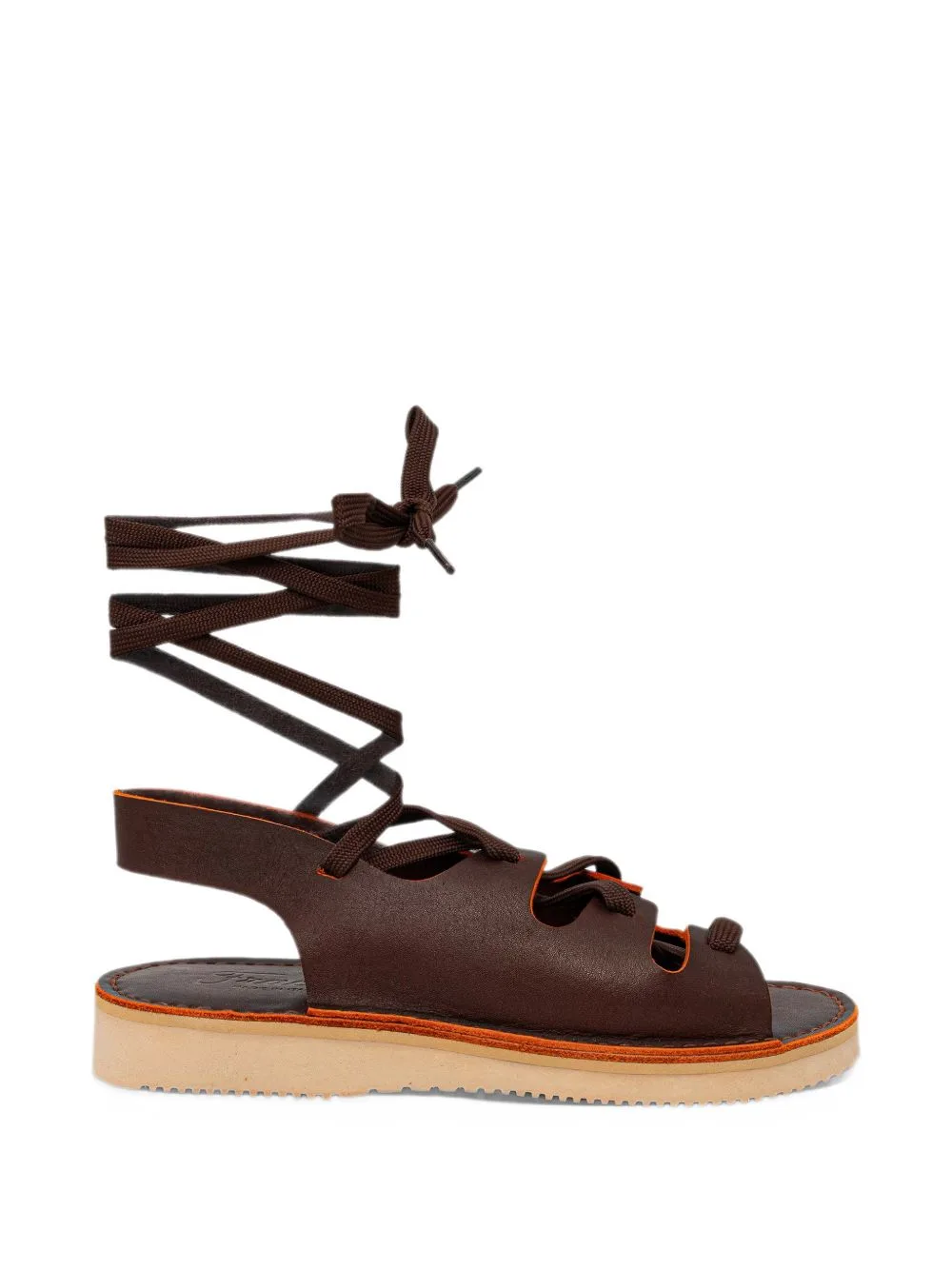 Lace-Up Leather Sandals by Fracap