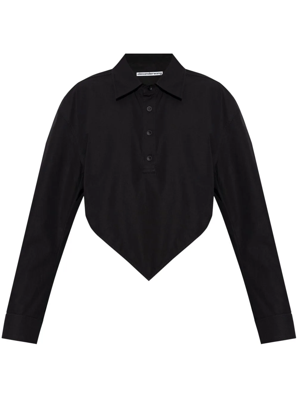 Pointed Organic-Cotton Shirt by Alexander Wang