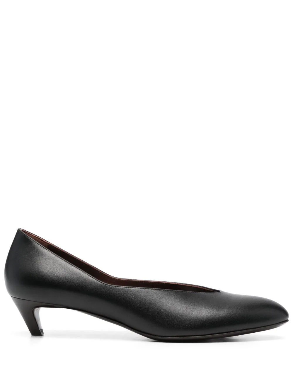 Calf-Leather Kitten-Heel Pumps by The Row