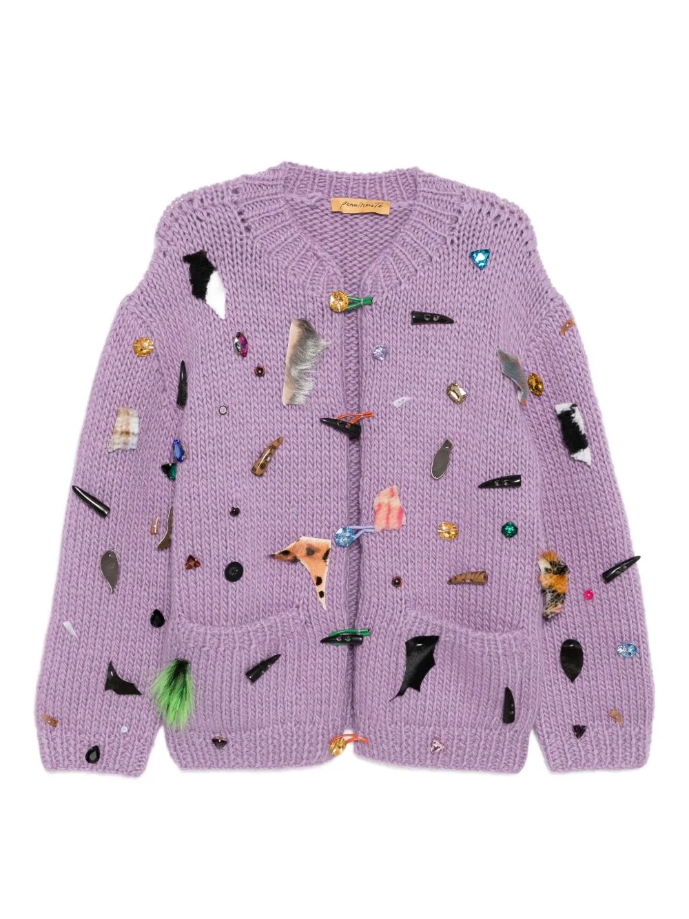 Plastic Embellishments Cardigan by PENULTIMATE
