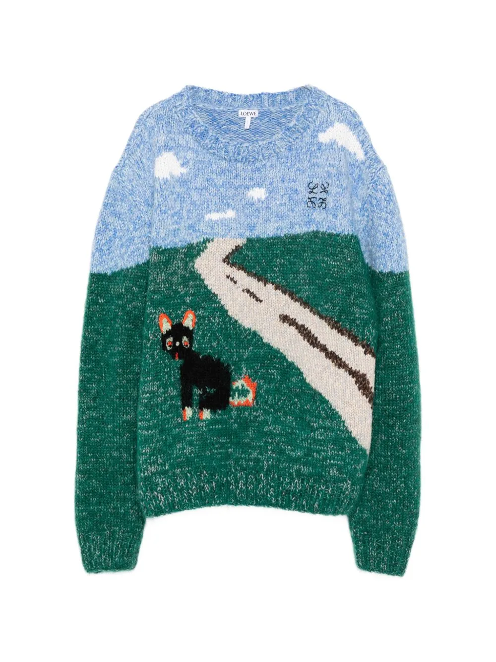 Sweater in Wool and Mohair by LOEWE