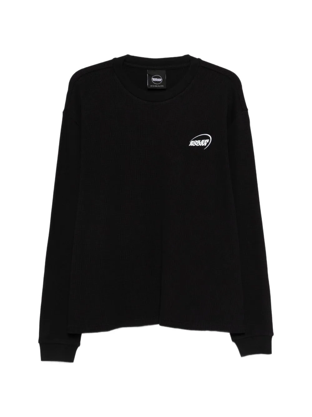 Ribbed Logo-Print Sweatshirt by Boiler Room