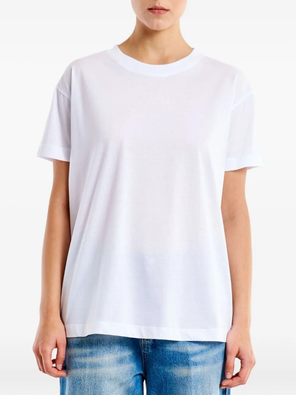 Crew-Neck Short-Sleeve T-Shirt by VICOLO