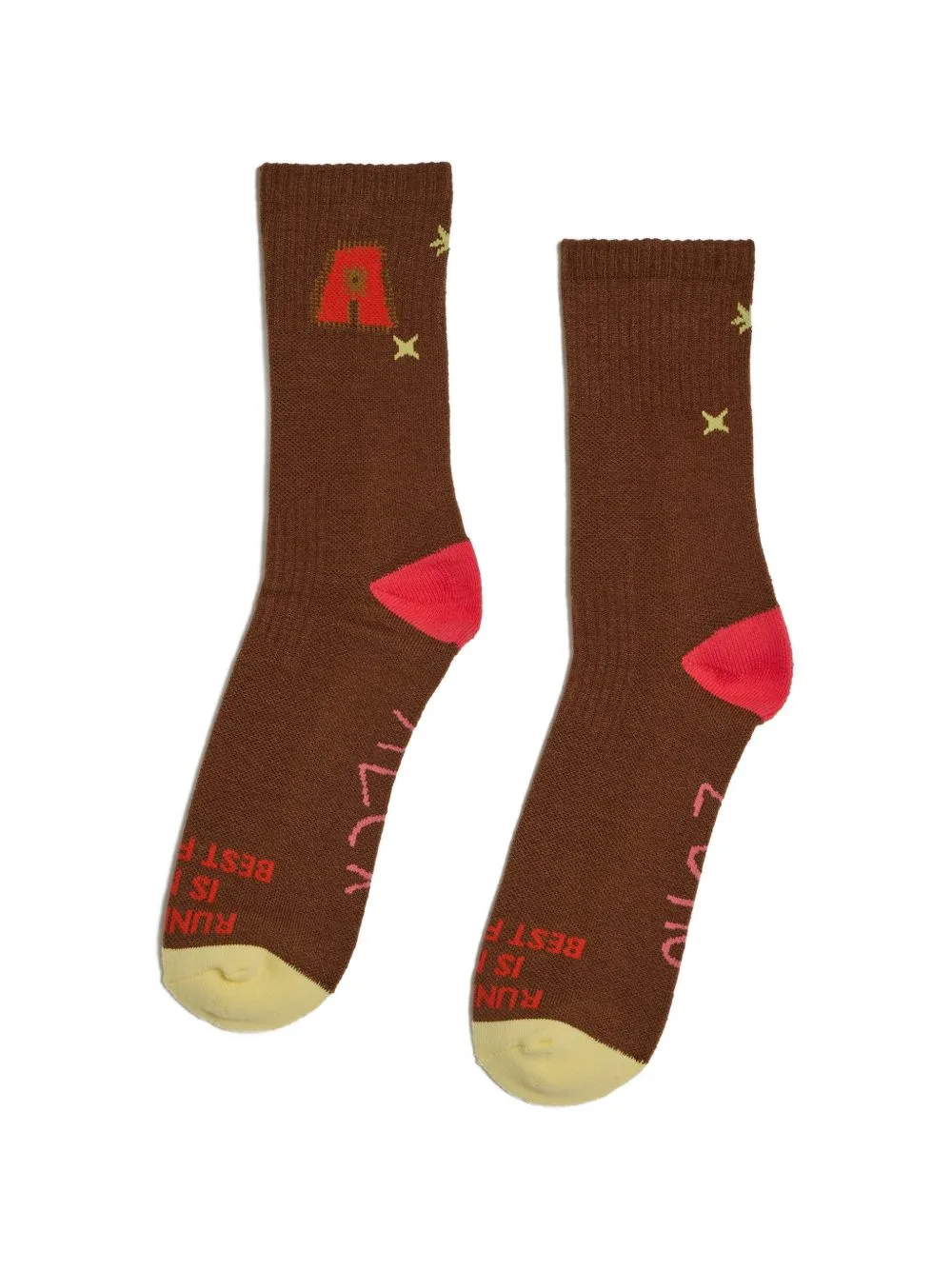 Star Intarsia Socks by ALEX ZONO
