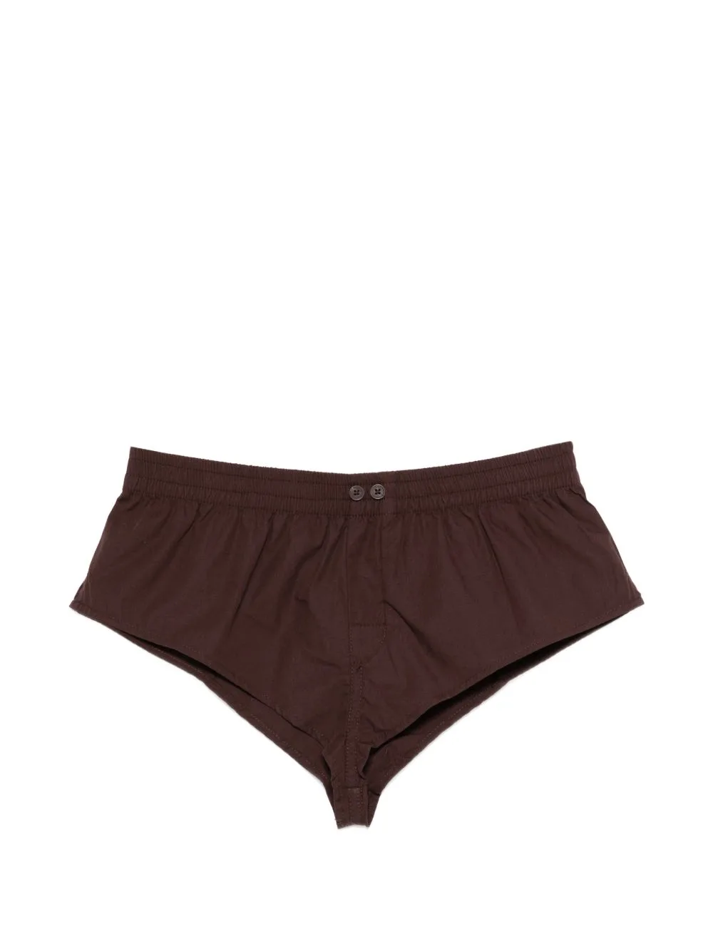 Pixie Buttoned Mini Shorts by ENTIRE STUDIOS
