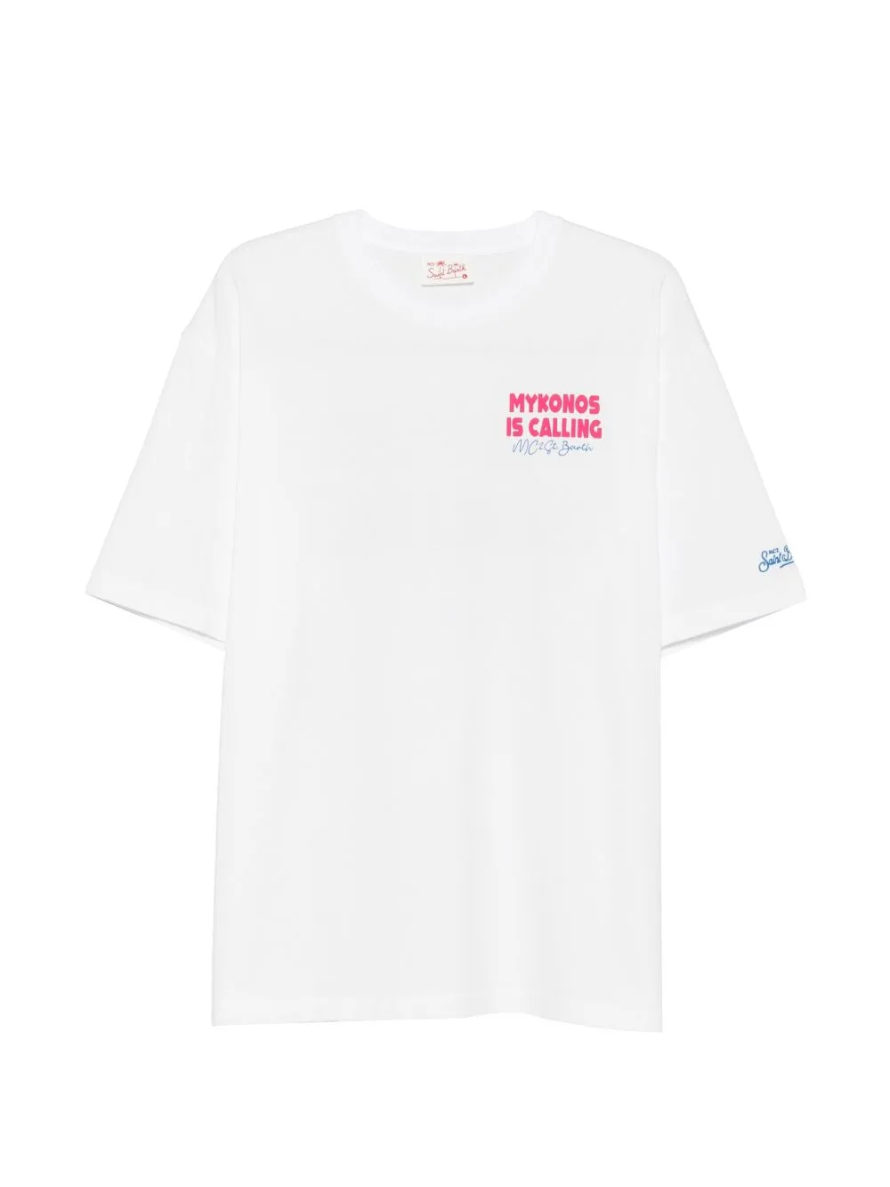 Delmar Oversize Cotton T-Shirt with Back Print by MC2 Saint Barth
