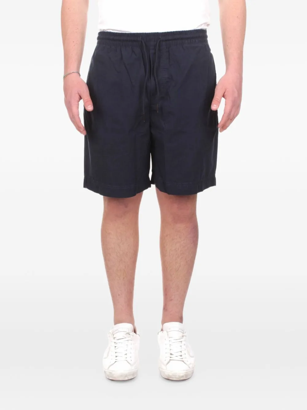 Elasticated-Waistband Drawstring Shorts by Woolrich