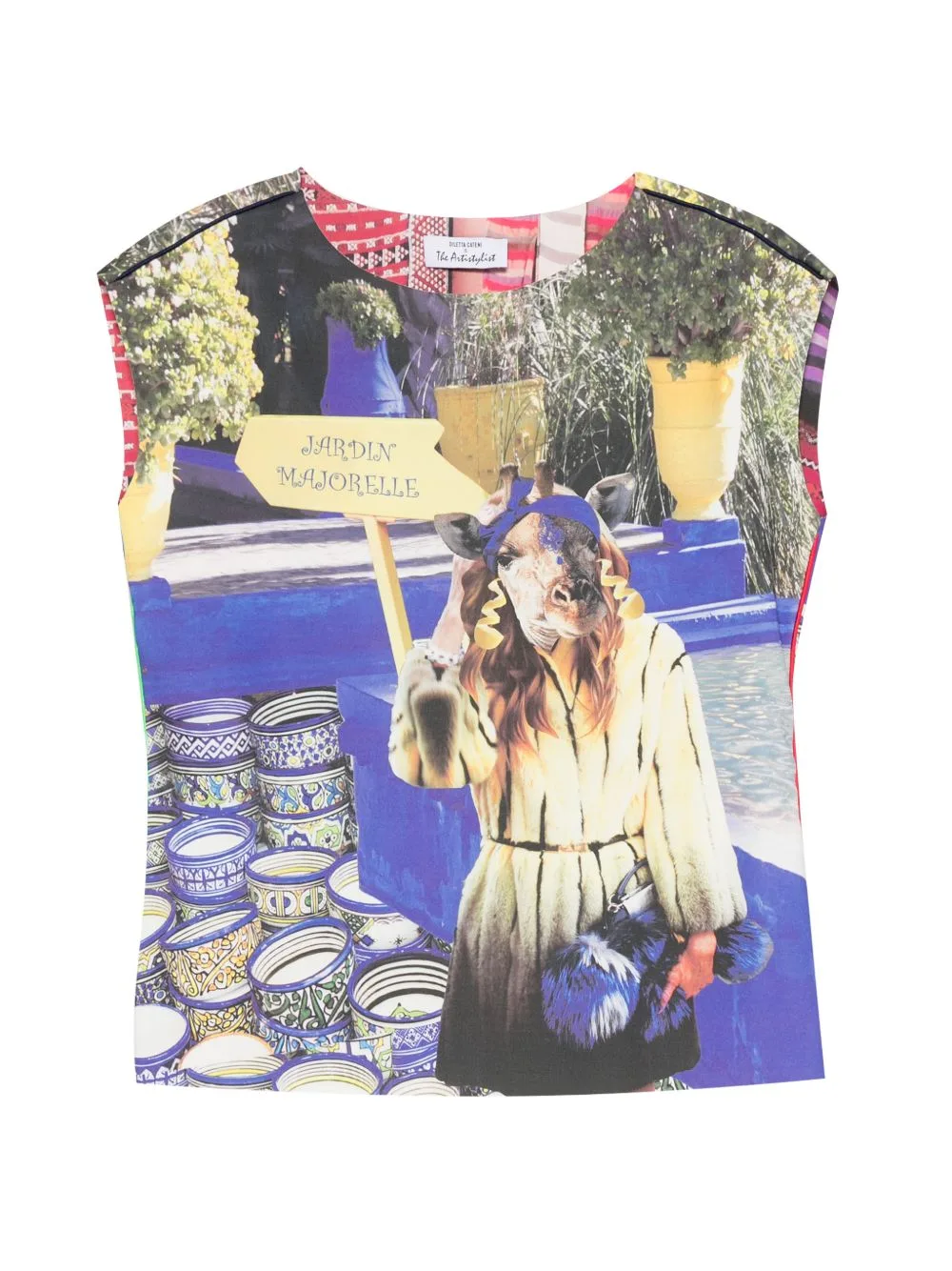 Jarden Scuba Graphic-Print Top by The Artistylist
