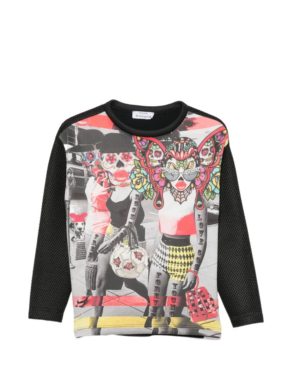 Skull Graphic-Print Sweatshirt by The Artistylist