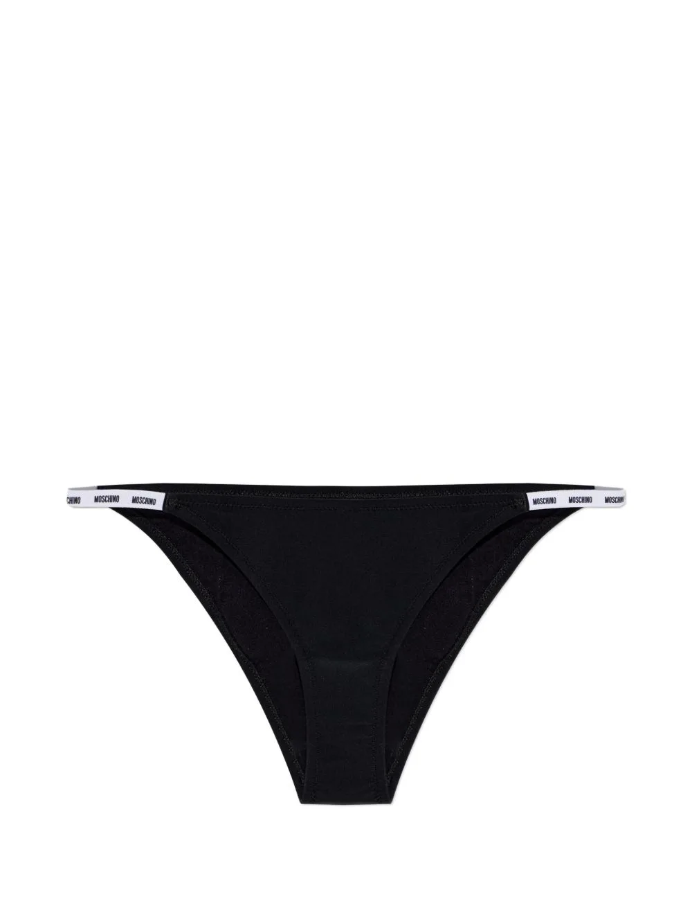 Logo-Detail Bikini Bottoms by Moschino