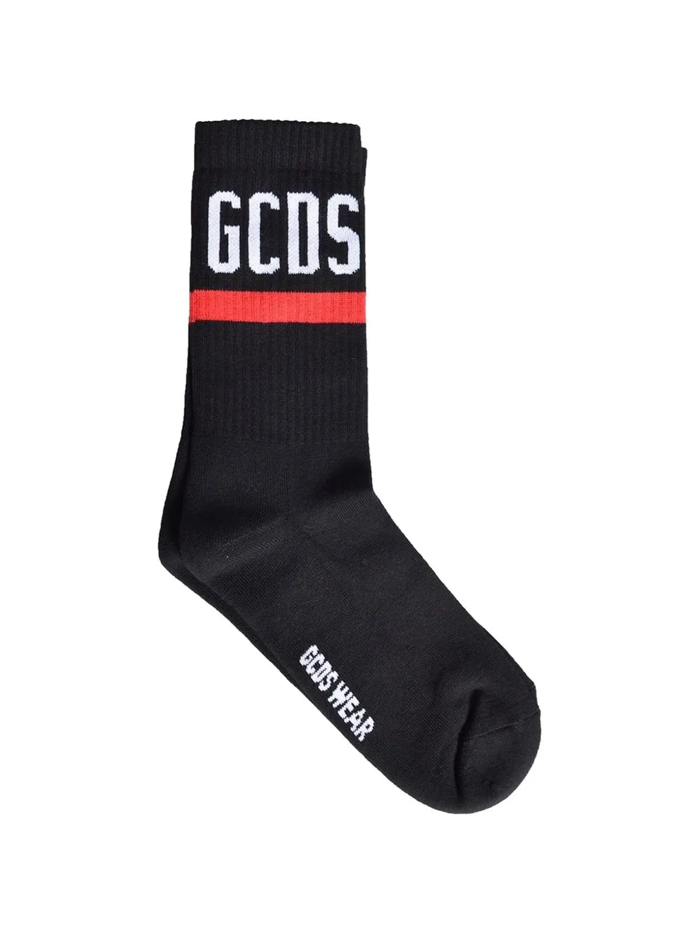 Logo-Intarsia Striped Socks by GCDS