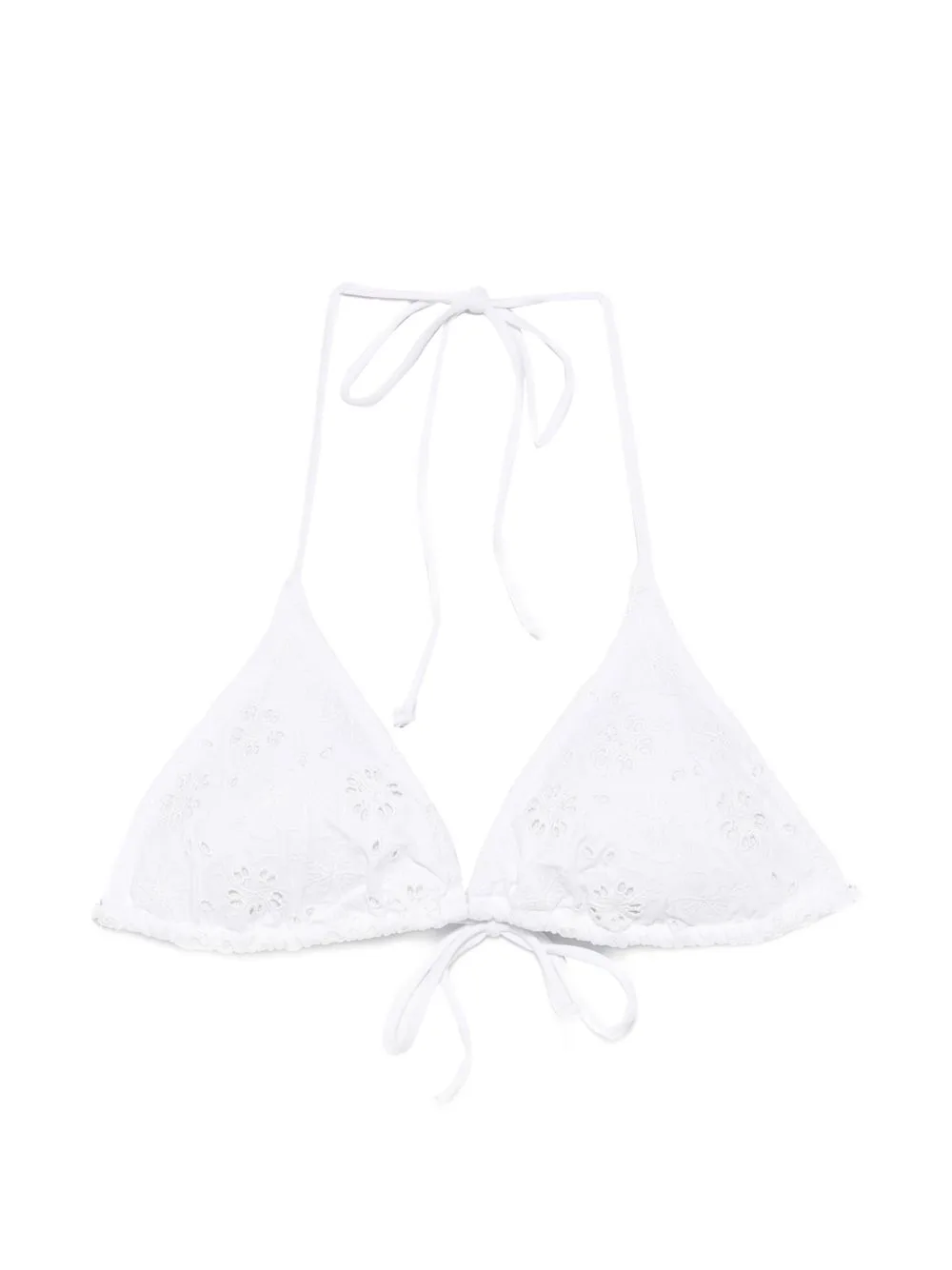 Leah Triangle with Ties Bikini Top by MC2 Saint Barth