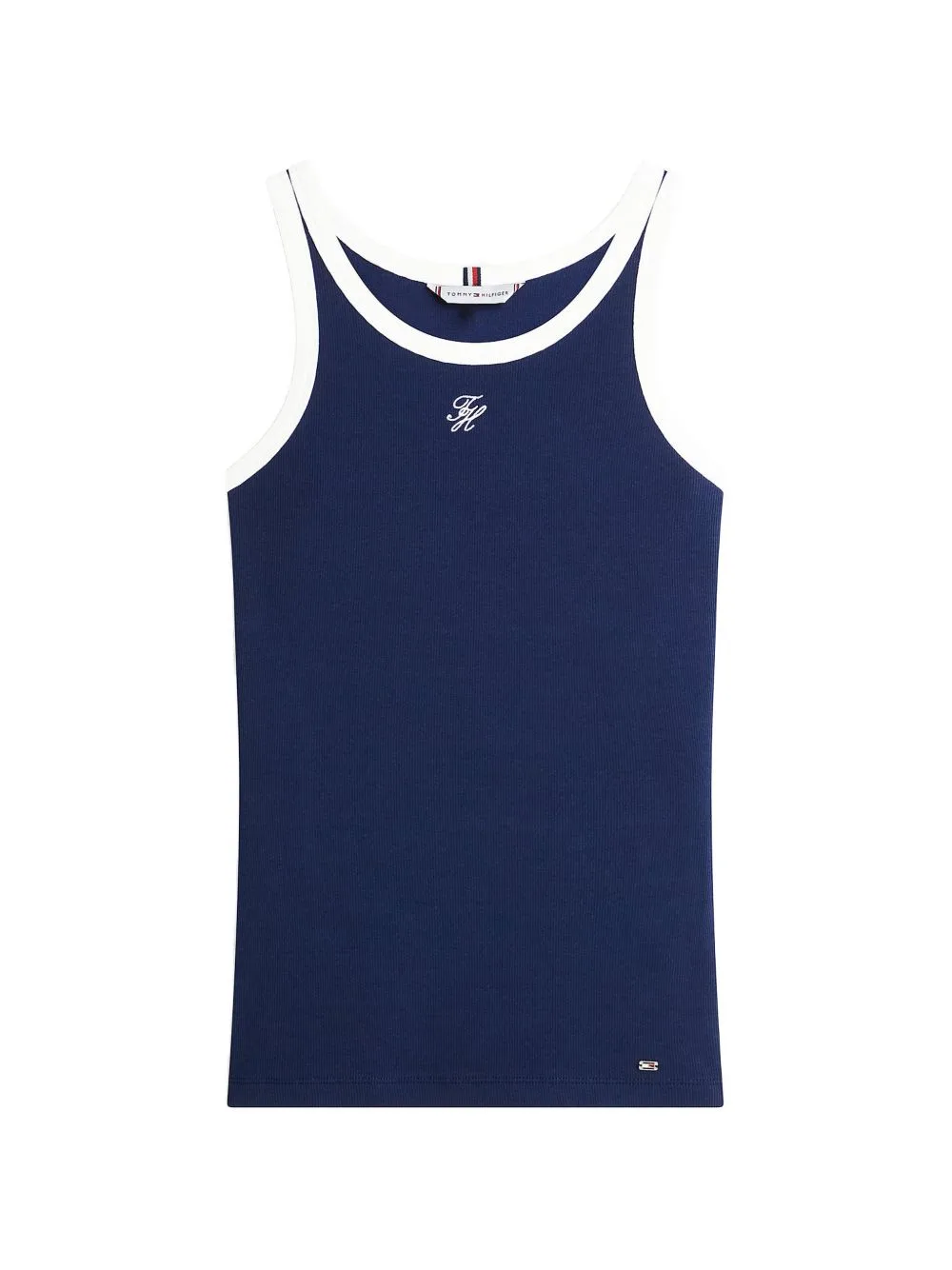 Contrast Bind Rib Tank by Tommy Hilfiger
