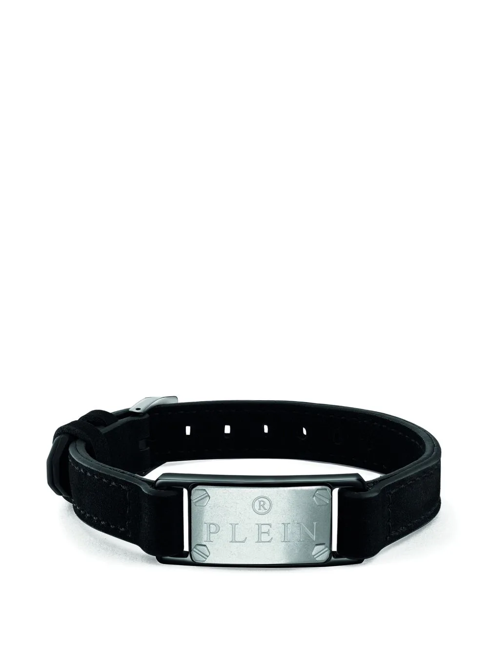 Logo-Engraved Plaque Bracelet by Philipp Plein