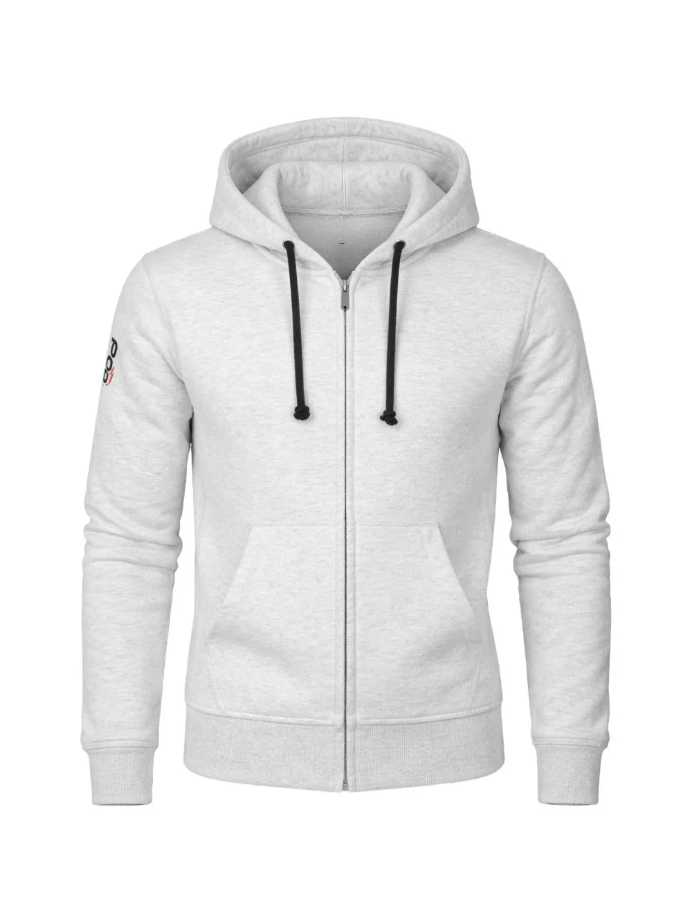 Logo-Embroidered Zip Hoodie by PODHIO
