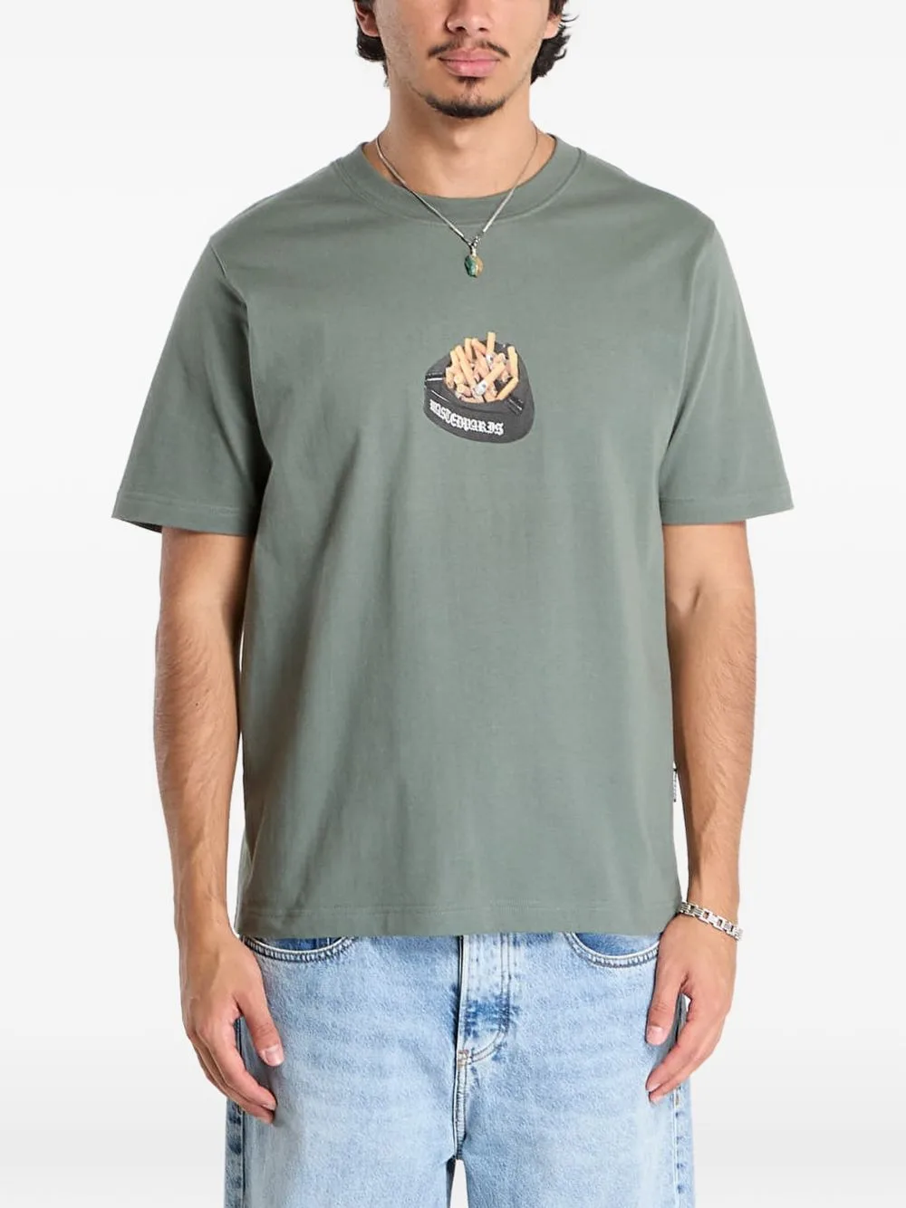 Ashtray Crew-Neck T-Shirt by WASTED