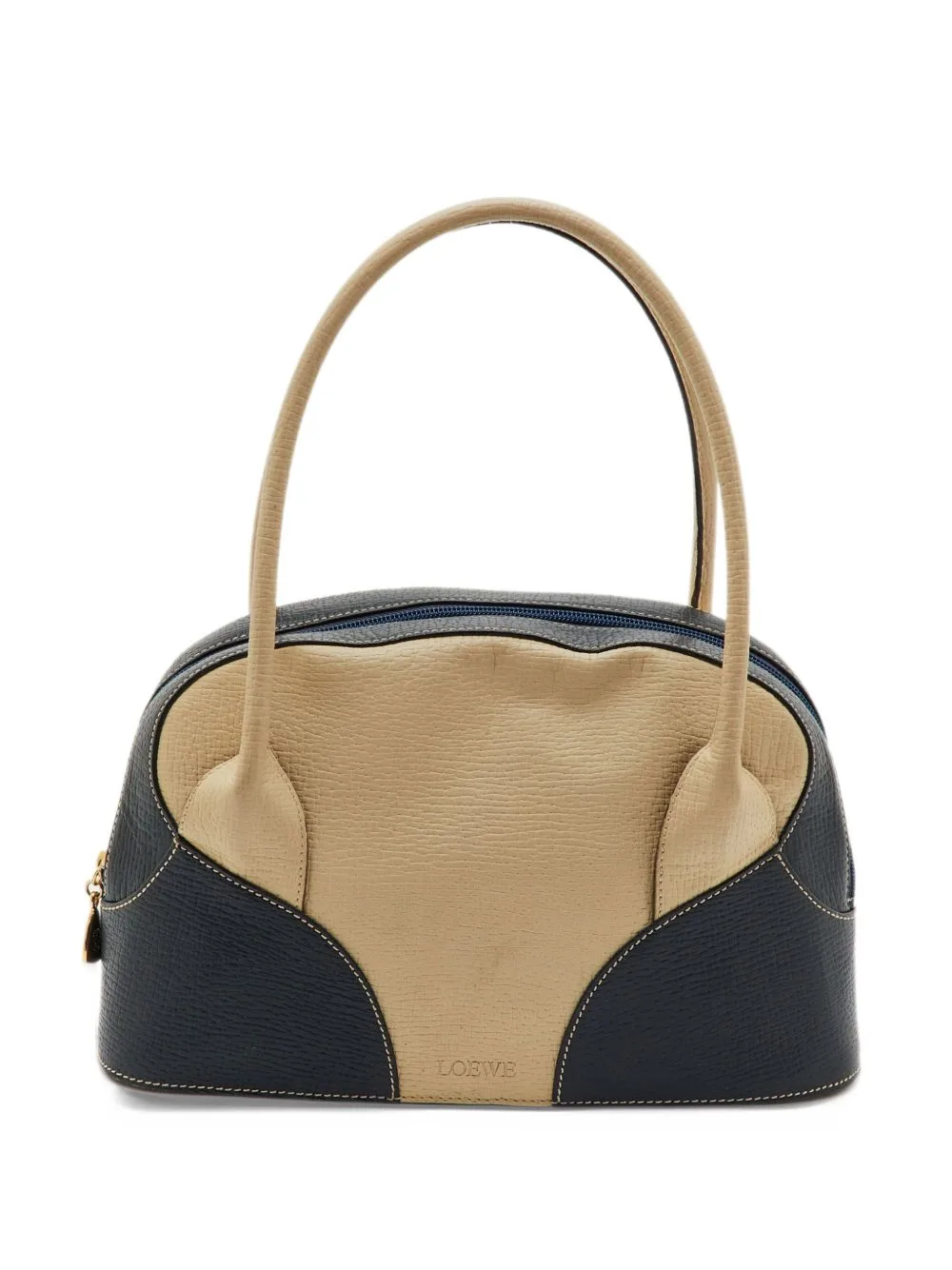 Two-Tone Leather Tote Bag by Loewe Pre-Owned