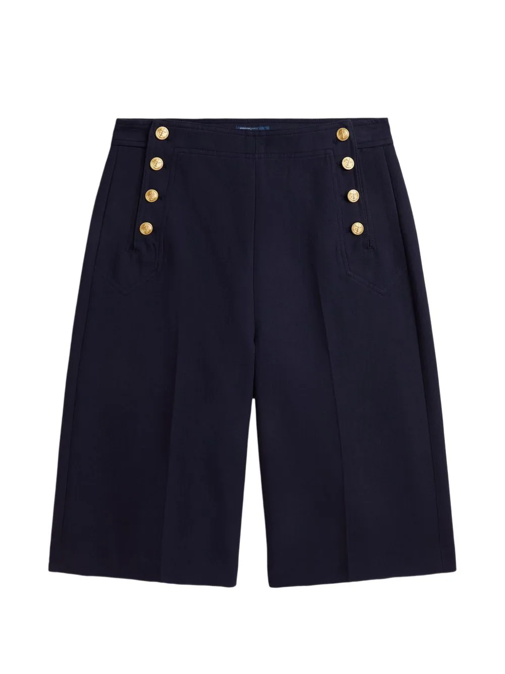 Button-Embellished Tailored Trousers by Polo Ralph Lauren