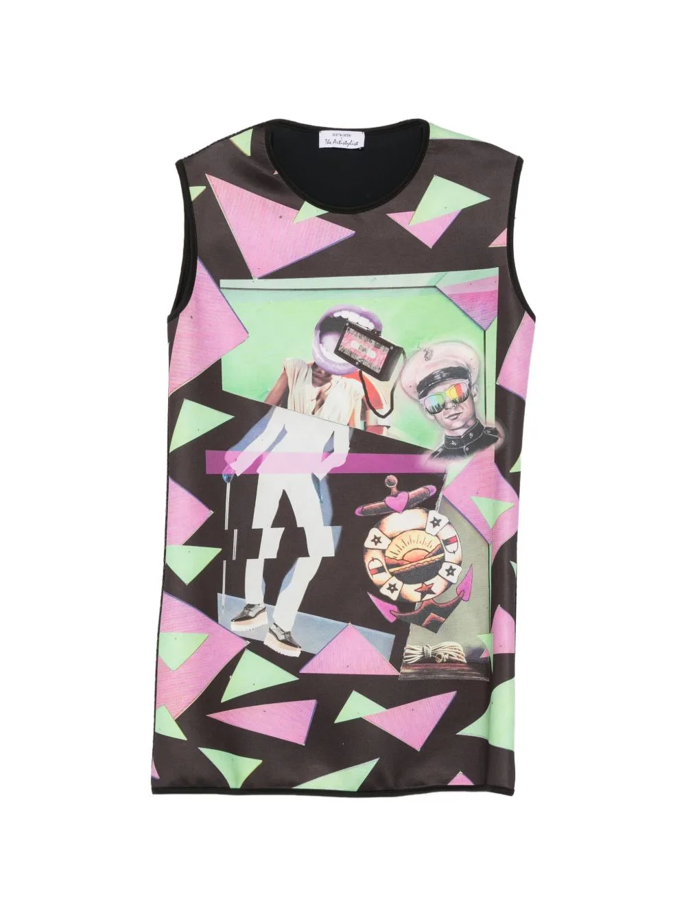Graphic-Print Sleeveless Dress by The Artistylist